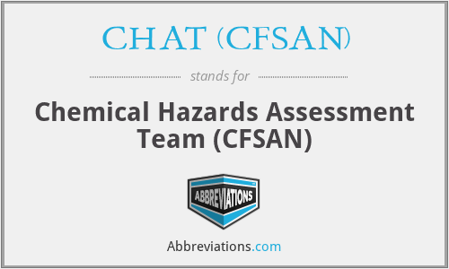 CHAT (CFSAN) - Chemical Hazards Assessment Team (CFSAN)